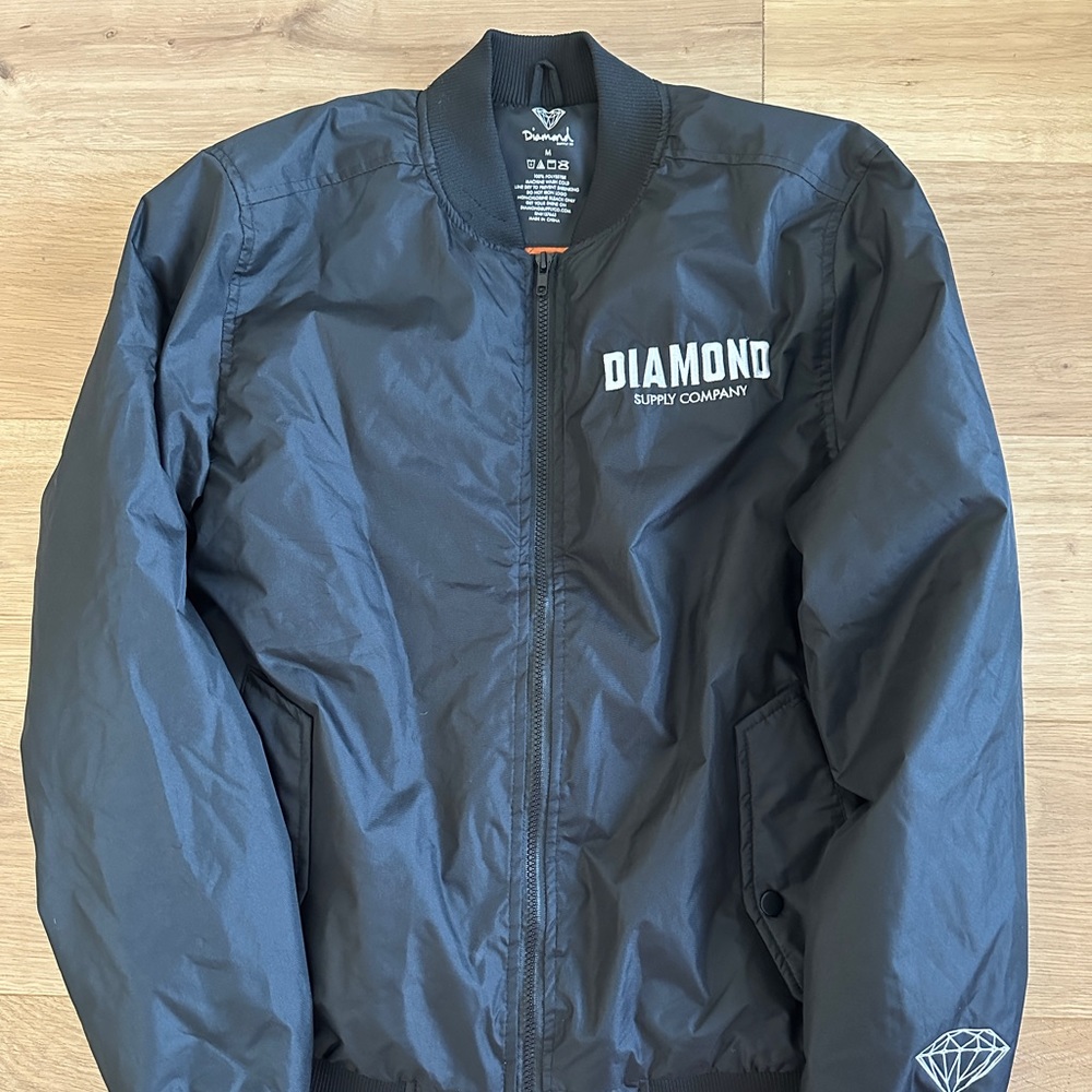 NEW Diamond Supply Co. Bomber Jacket in size Medium